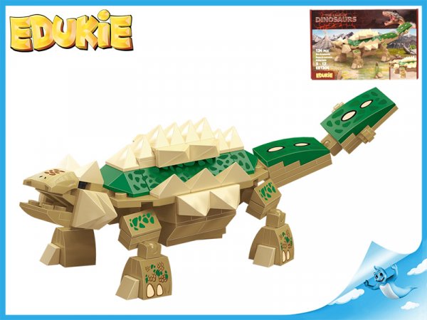 Stavebnice EDUKIE dinosaurus 134ks