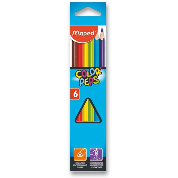 Pastelky Maped ColorPeps - 6 barev