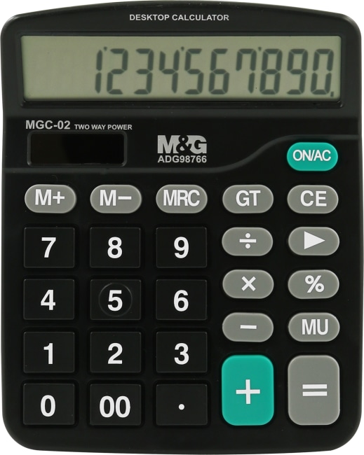 Kalkulačka M&G stolová MGC-02, 12-místná, ADG98766