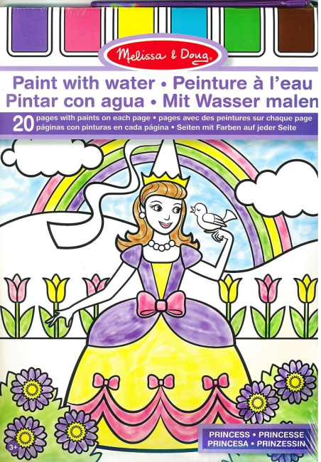 Malování vodou - princezny
