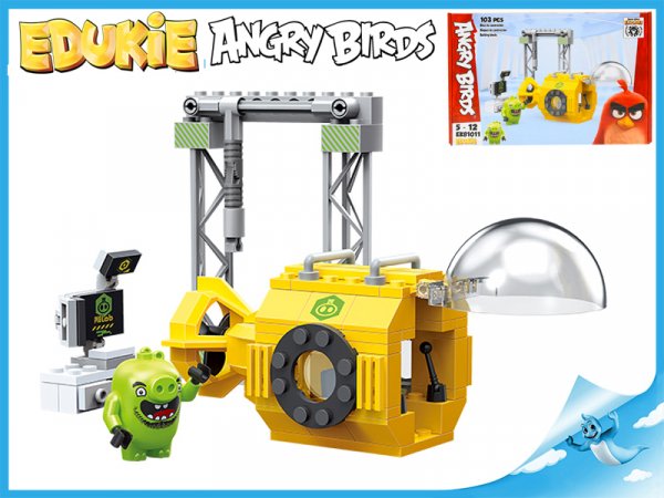 Stavebnice EDUKIE Angry Birds stroj 103ks