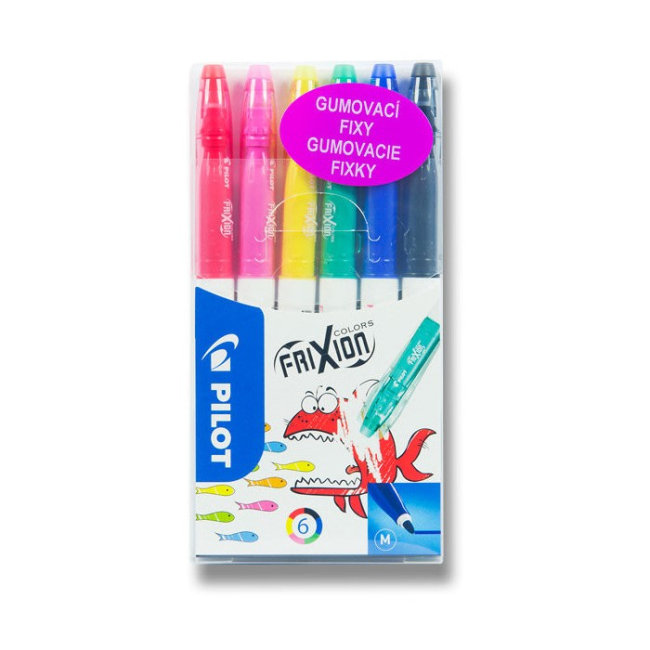 Fixy Pilot FriXion Colors gumovací 6ks