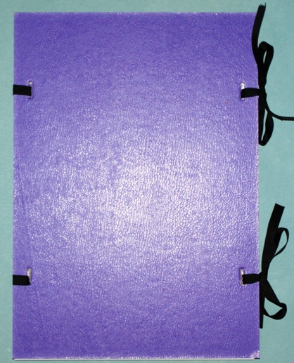 Desky s tkanicí, fialové, formát A4