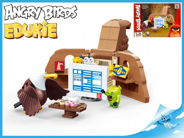 Stavebnice EDUKIE Angry Birds výpočetní středisko 199ks plast