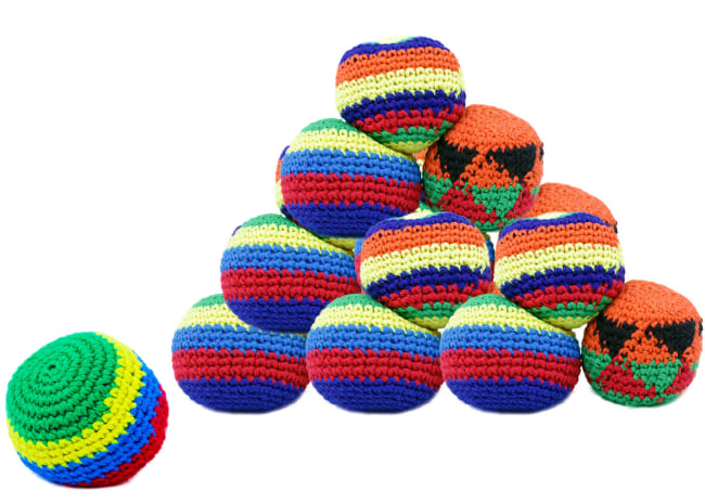 Míček Hacky Sack barevný