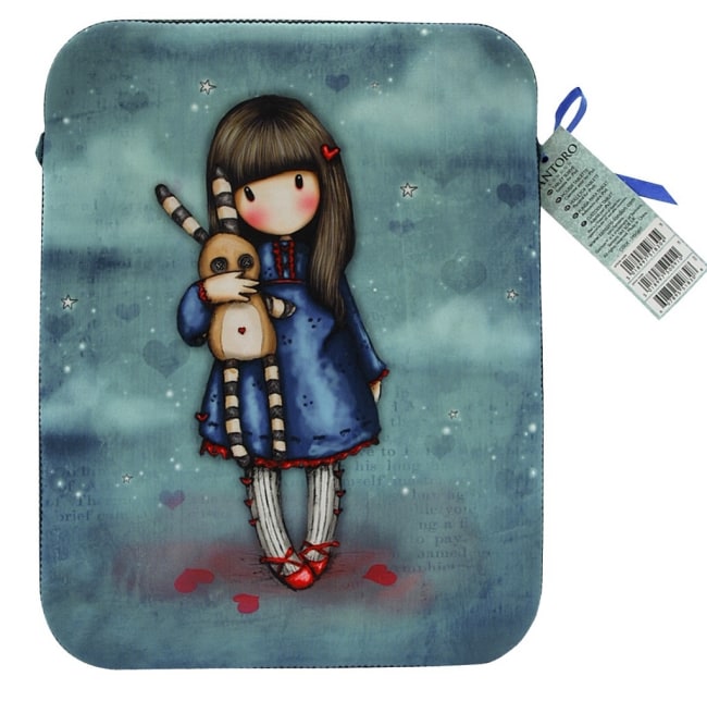 Pouzdro neoprenové na iPad 2 Santoro London – Hush Little Bunny, 20 x 24 x 1.5 cm