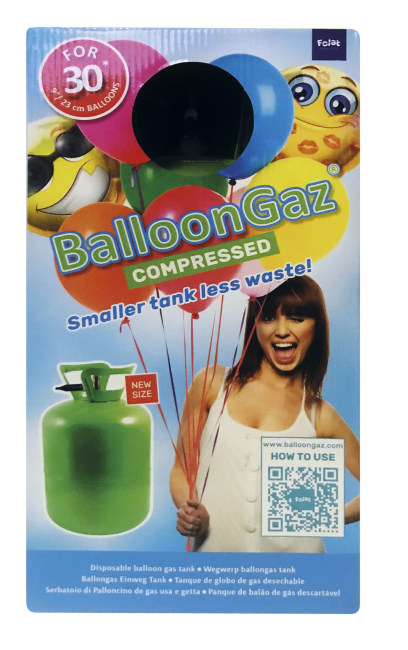 Heliový kompresor pro nafouknutí 30 balonků