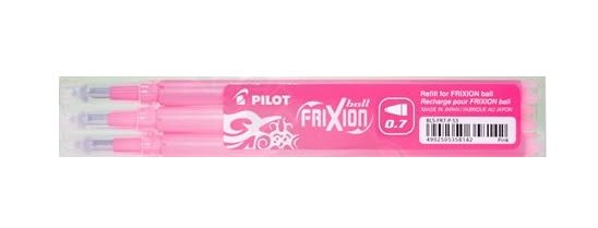 Náplň Pilot Frixion 0,7 růžová, balení 3ks
