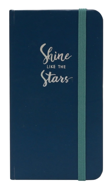 Zápisník s elastickým uzávěrem, modrý,60 listů, papír 80g, 75x135mm