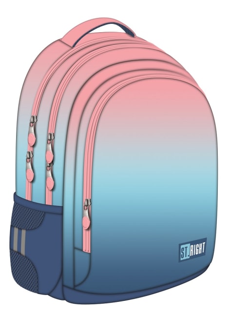 Studentský batoh St.RIGHT - LIGHT OMBRE,  3 komorový BP57,rozměry: 45 x 30 x 20 cm