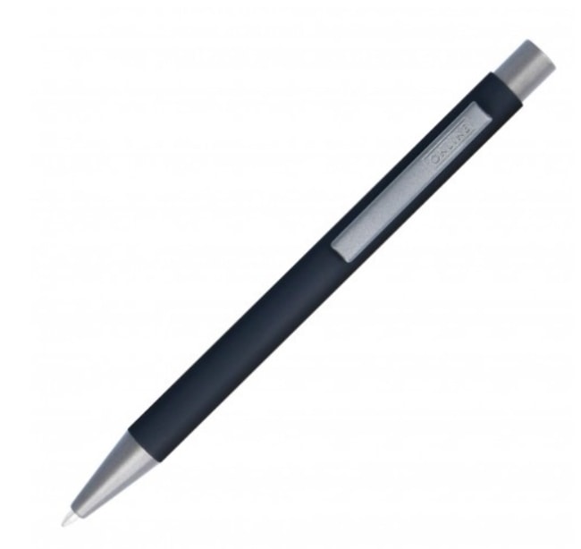 Zatahovací kuličkové pero Soft Metal Pure černé