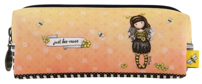 Pouzdro/kosmetická taška Santoro London  – Bee-Loved (Just Bee-Cause), 7.5 x 11 x 20 cm