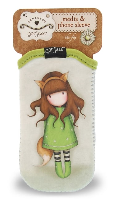 Neoprenový obal na telefon Santoro - The Fox, 7 x 12.7  x 0.2cm