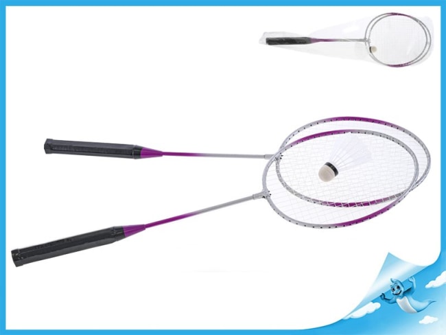 Badminton set 2ks raketa + 2 košíčky v PVC tašce