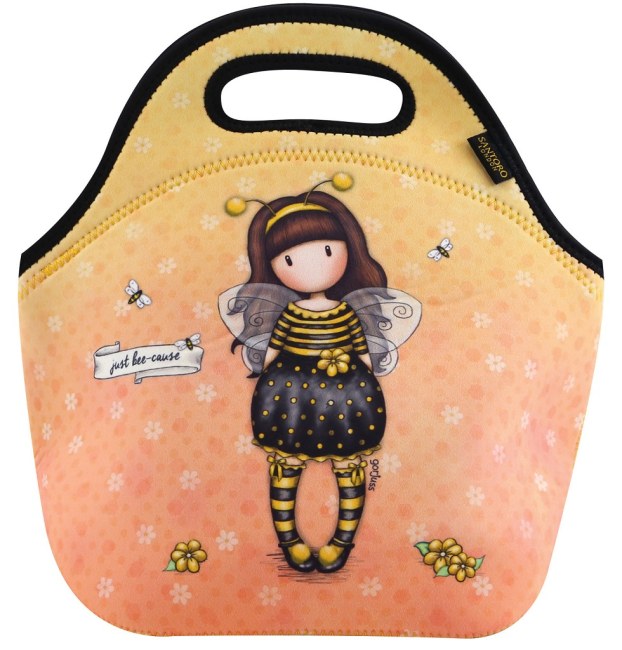 Neoprenová taška na jídlo Santoro -Bee Loved (Just Bee-Cause) , Rozměry: 30 x 29 x 16,4 cm