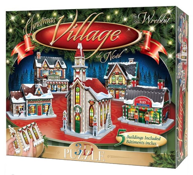 Puzzle - Vánoční vesnička