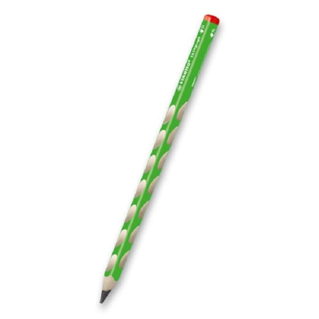 Ergonomická grafitová tužka pro praváky - STABILO EASYgraph zelená