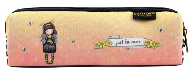 Neoprenové pouzdro na zip Santoro London – Bee-Loved (Just Bee-Cause), 6 x 20.4 x 4.5 cm