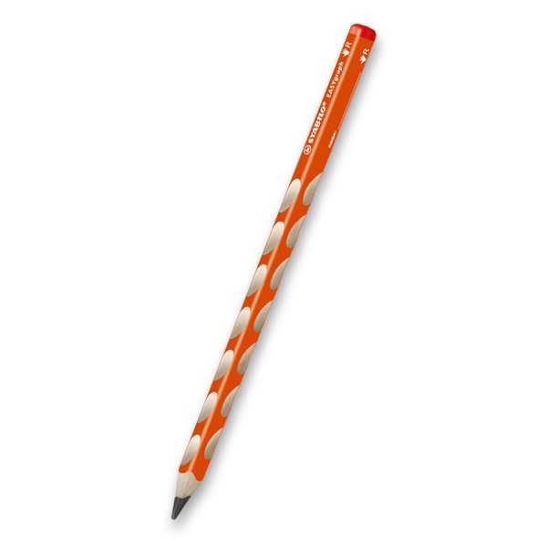 Ergonomická grafitová tužka pro praváky - STABILO EASYgraph oranžová