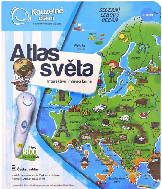 Albi Kouzelné čtení Kniha Atlas světa