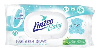 Vlhčené ubrousky Linteo BABY Aloe Vera 80 ks