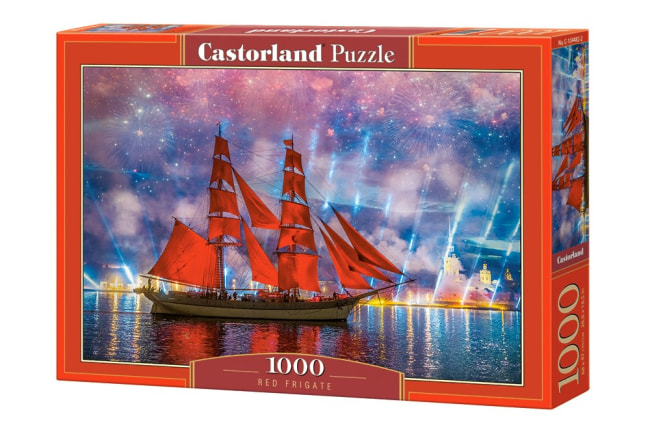 Puzzle Castor 1000ks, Červená loď