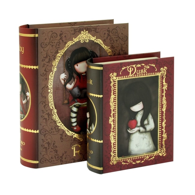 Sada dvou krabic/knihy - Ruby/Dusk, Large Box: 11.5 x 17 x 5cm Small Box: 9 x 10.6 x 4cm