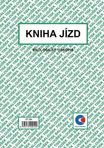 Kniha jízd firemního a soukromého vozidla ET320, formát A5