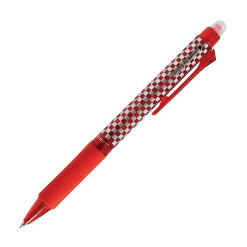 Gelové pero gumovací 0,7 mm, Clicker, červené