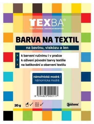 Barva na textil - námořnická modrá