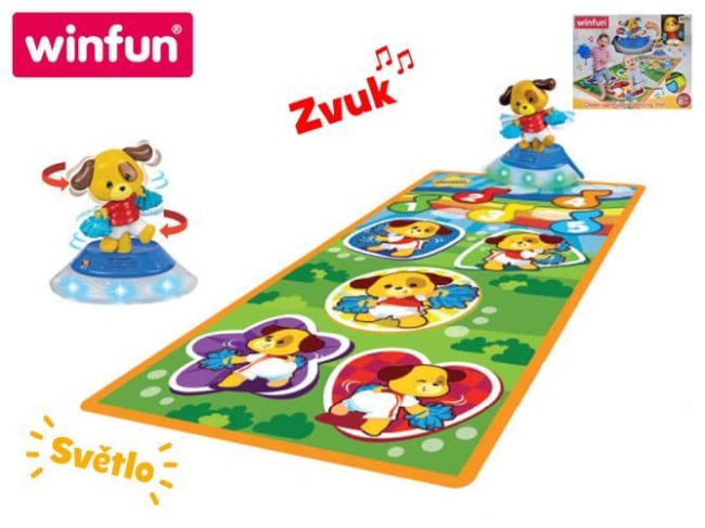 Taneční podložka interaktivní s pejskem
