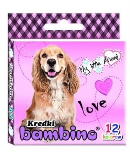 Pastelky BAMBINO My Little Frend 12 barev