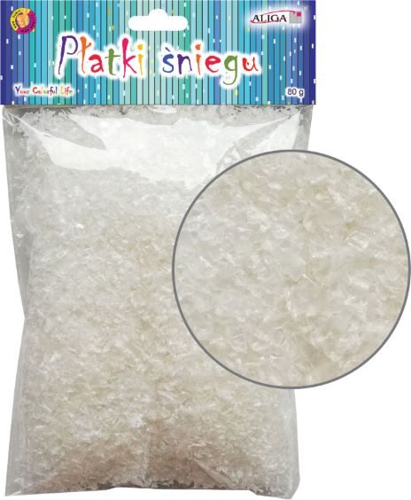 Sněhové vločky OS-40 bílo-perleťové 80g