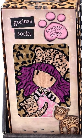 Ponožky Santoro London - Purrrrrfect Love, délka chodidla 25 - 28 cm