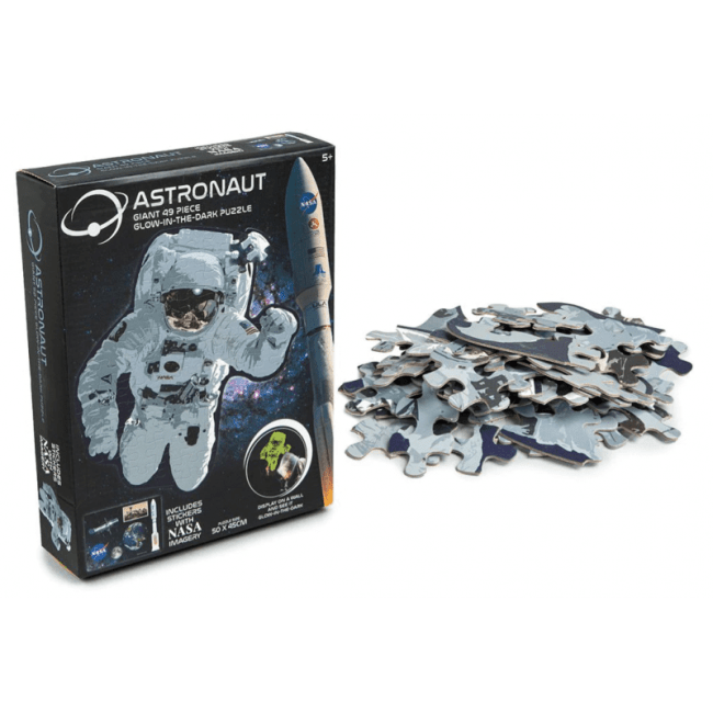 NASA Puzzle svítící ve tmě 50x45 cm, Astronaut 50 dílů