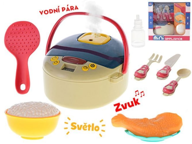 Vařič na baterie se světlem