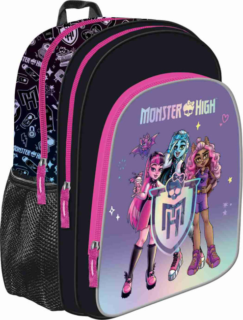 Menší školní /volnočasový batoh 15 MONSTER HIGH, Rozměry: 38 x 30 x 18 cm