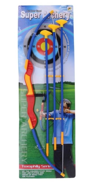 Luk dětský plastový set 58 cm 3 šípy