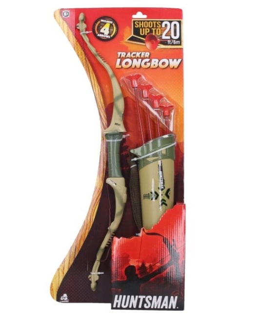Luk se šípy a terčem modrý 57 cm