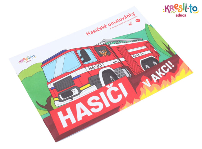 Omalovánky Hasiči v akci