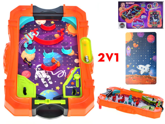 Vesmírný pinball 38x24 cm sestav si sám, v krabičce