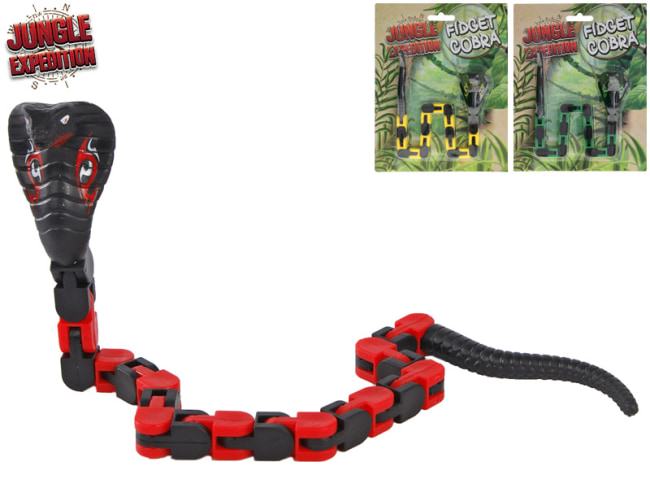 Jungle Expedition fidget KOBRA - 36cm,3barvy