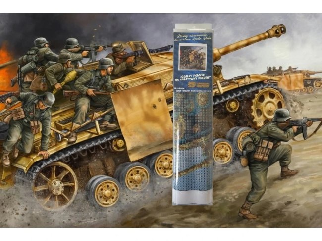 Diamantové malování TANK - 30x40cm